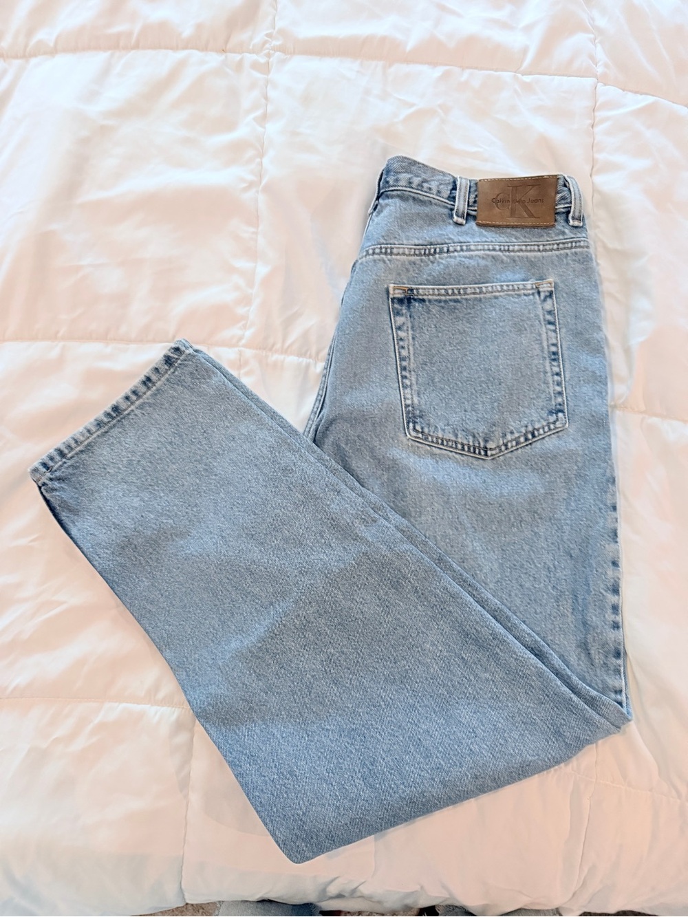 Calvin Klein Light Wash Straight Men’s Jeans